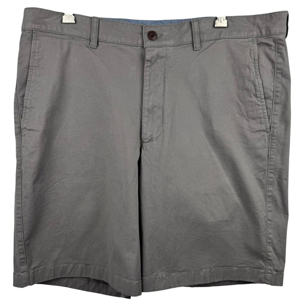 LLBean‎ Shorts Size 38W Standard Fit Men's Gray Cotton Spandex Outdoor Travel
